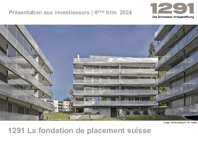 Présentation aux investisseurs Q4 2024